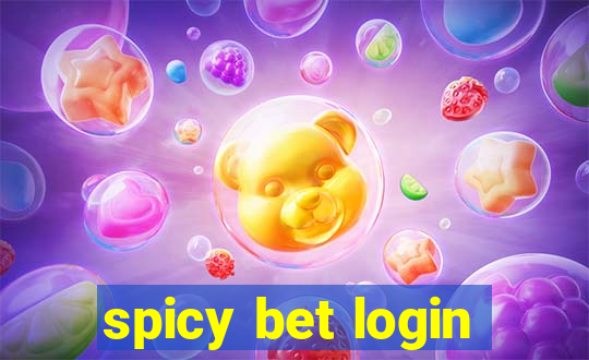 spicy bet login