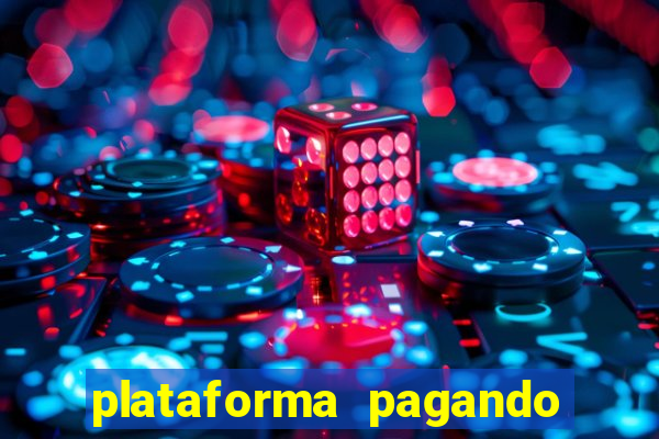 plataforma pagando bonus no cadastro