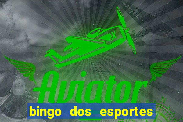 bingo dos esportes para imprimir