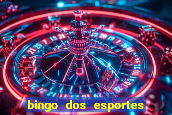 bingo dos esportes para imprimir