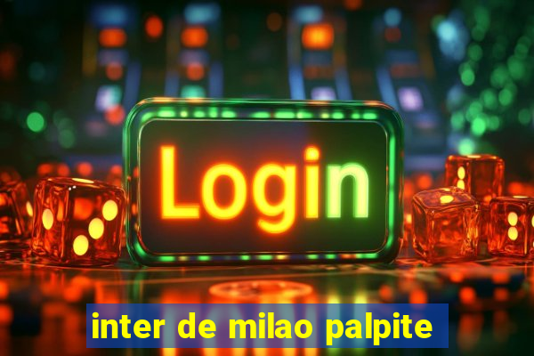 inter de milao palpite