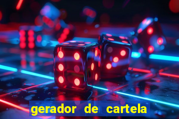 gerador de cartela de bingo