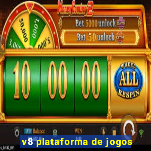 v8 plataforma de jogos