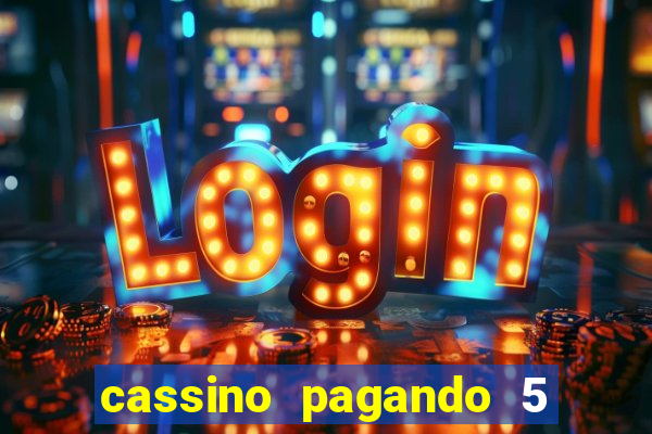 cassino pagando 5 reais no cadastro