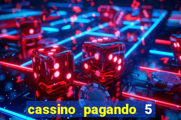 cassino pagando 5 reais no cadastro