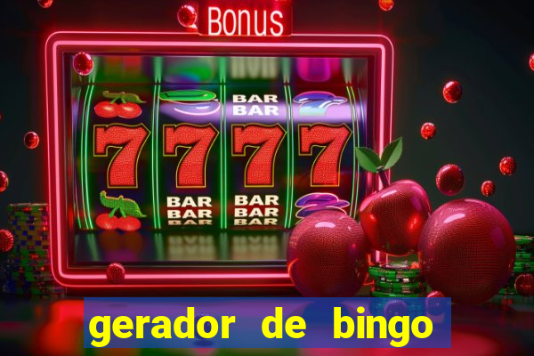 gerador de bingo cha de bebe