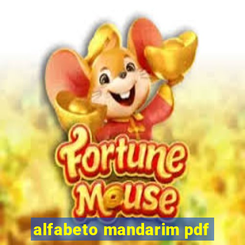 alfabeto mandarim pdf