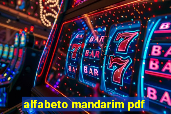 alfabeto mandarim pdf