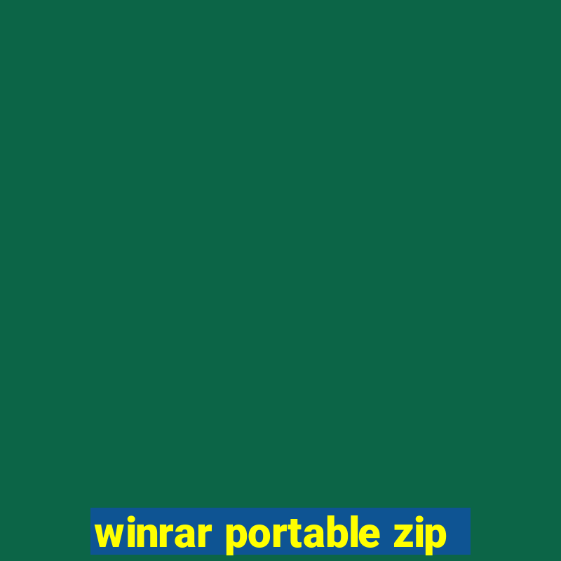 winrar portable zip