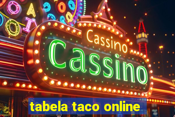 tabela taco online