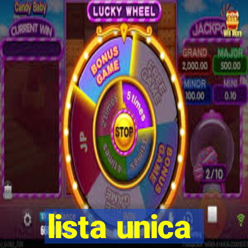 lista unica