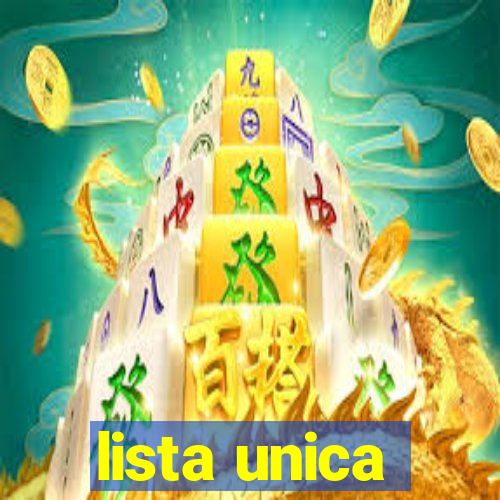 lista unica