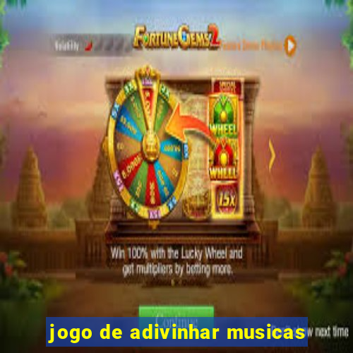 jogo de adivinhar musicas