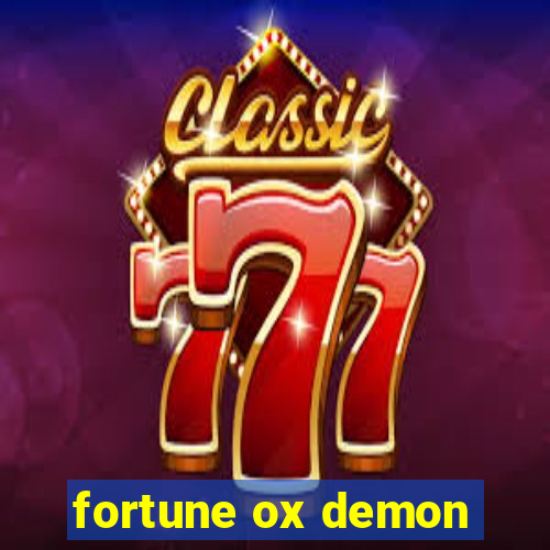 fortune ox demon