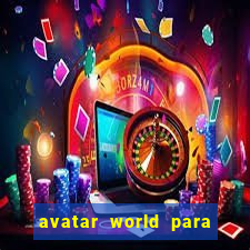 avatar world para colorir e imprimir