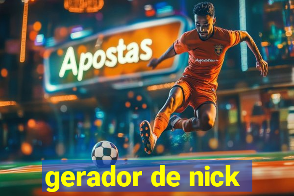 gerador de nick