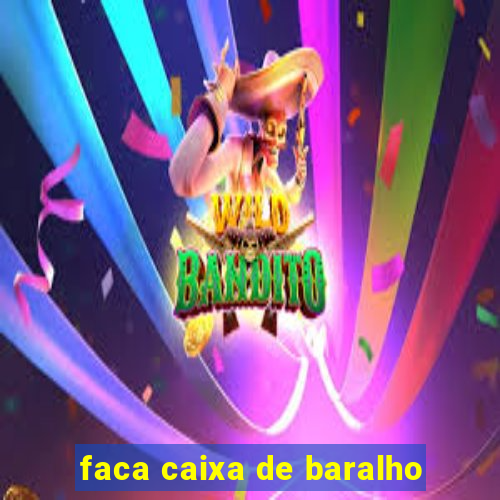 faca caixa de baralho