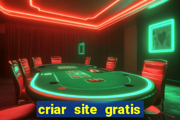 criar site gratis de jogos