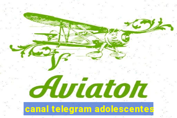 canal telegram adolescentes