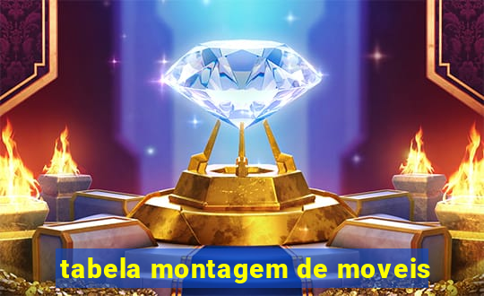 tabela montagem de moveis