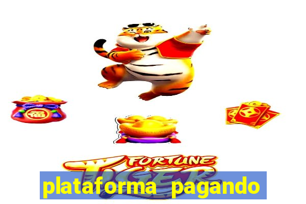 plataforma pagando no cadastro