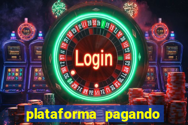 plataforma pagando no cadastro