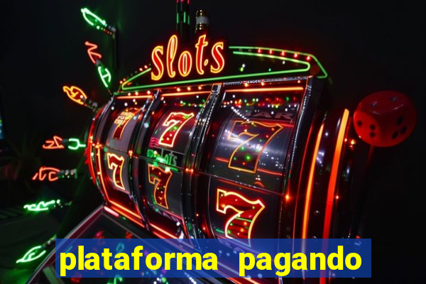 plataforma pagando no cadastro