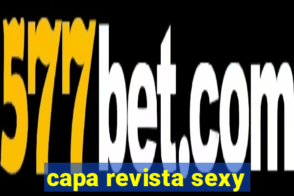 capa revista sexy