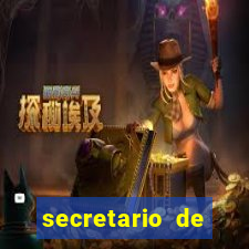 secretario de esporte salario