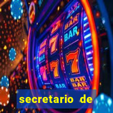 secretario de esporte salario