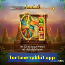 fortune rabbit app