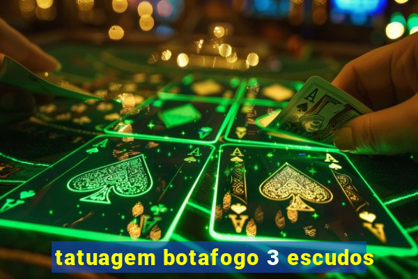 tatuagem botafogo 3 escudos