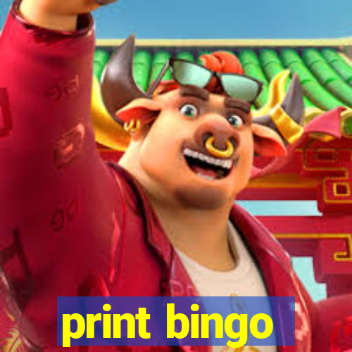 print bingo