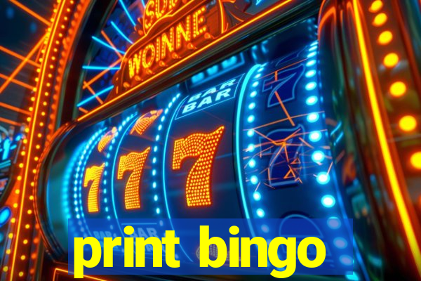 print bingo