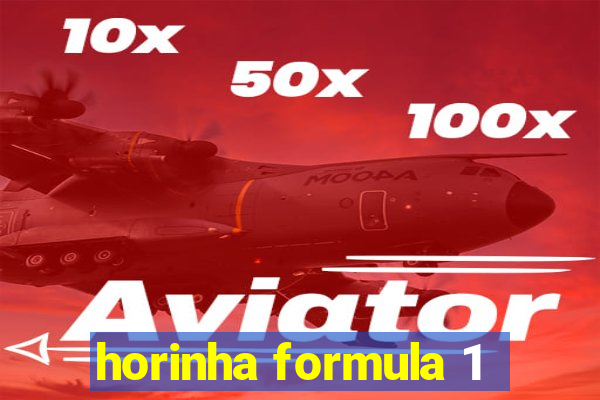 horinha formula 1