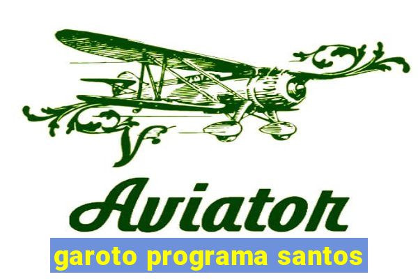 garoto programa santos