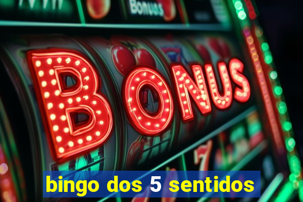 bingo dos 5 sentidos