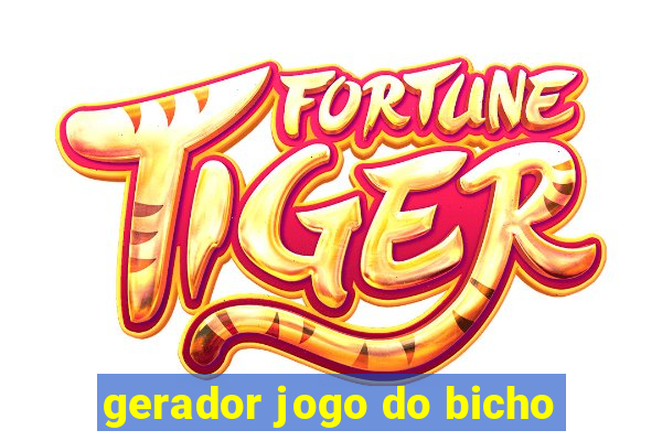 gerador jogo do bicho