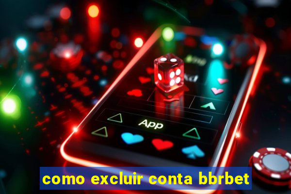 como excluir conta bbrbet