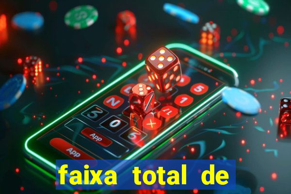 faixa total de gols 2 3 o que significa