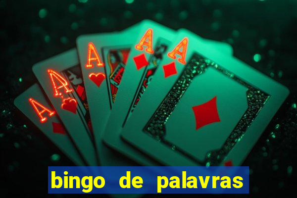 bingo de palavras de natal