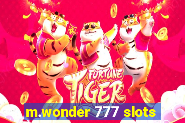 m.wonder 777 slots