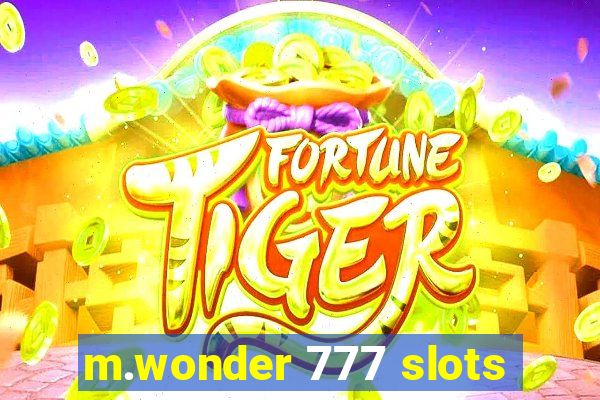 m.wonder 777 slots