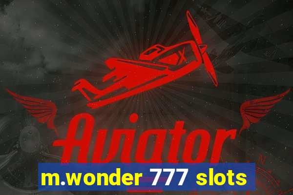 m.wonder 777 slots