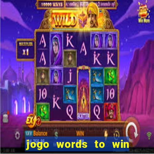 jogo words to win paga mesmo