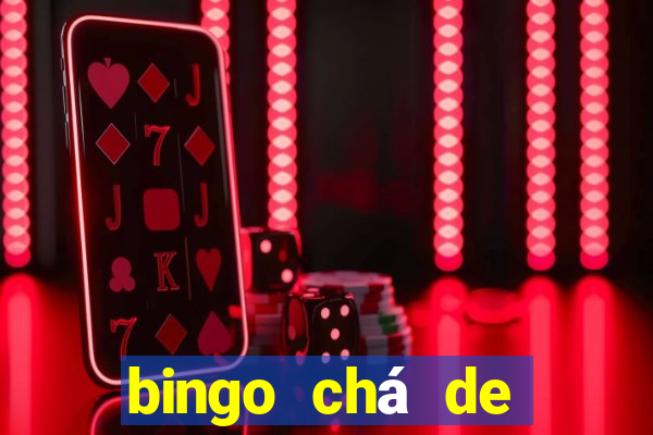 bingo chá de bebê excel