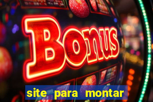 site para montar time de futebol