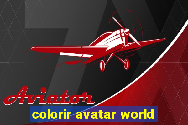 colorir avatar world