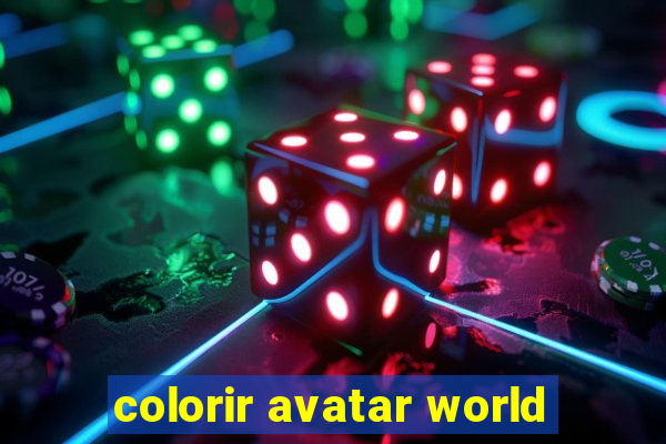 colorir avatar world