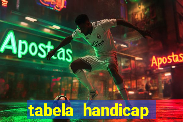 tabela handicap asiatico escanteios